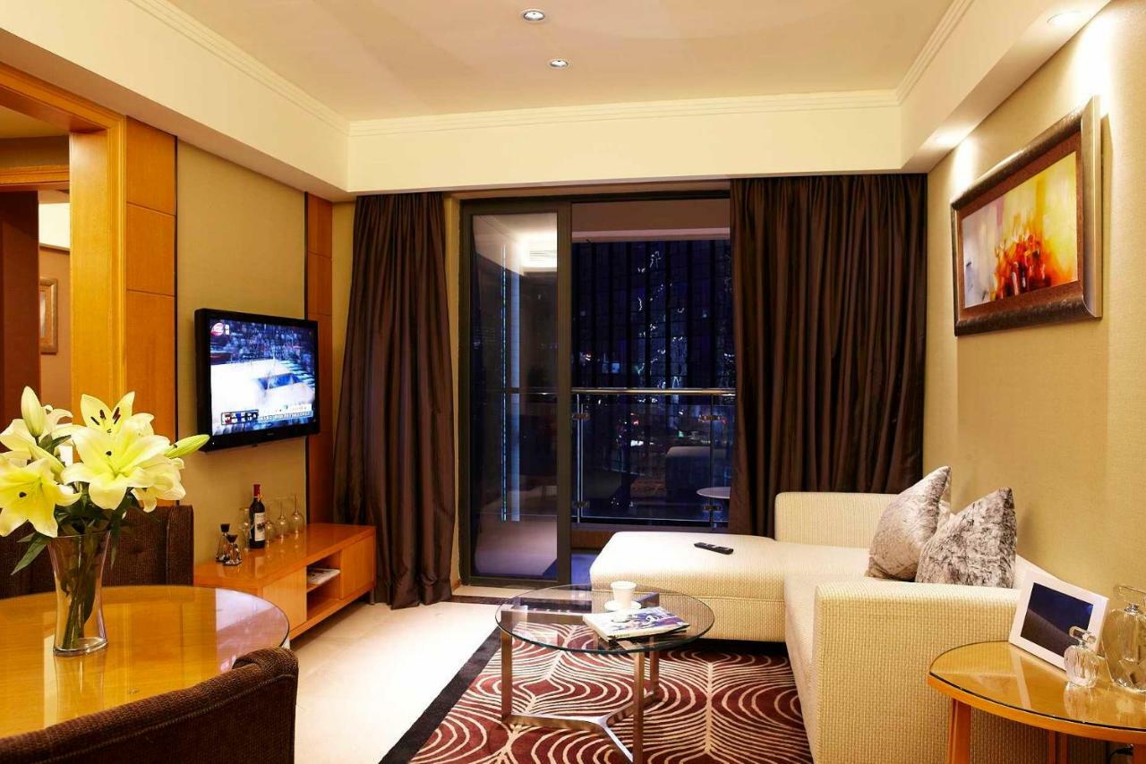 Dan Executive Hotel Apartment Zhujiang New Town-Freeshuttle Bus To Cantonfair Duringcanton Fair Period Exterior foto